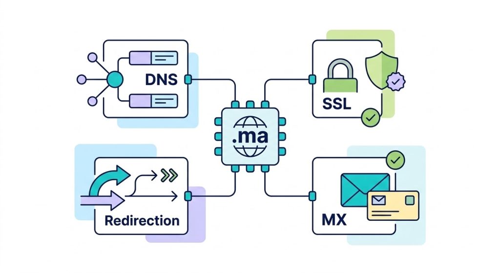 gestion DNS SSL redirections et messagerie pour un nom de domaine gratuit chez Nindohost